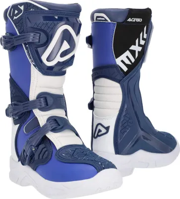 Immagine prodotto di Stivali ACERBIS omologati x-team jr blu/bianco con chiusura a 3 ganci taglia 38