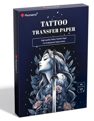 Image de Papier de transfert pour tatouages, format A4, 100 feuilles
