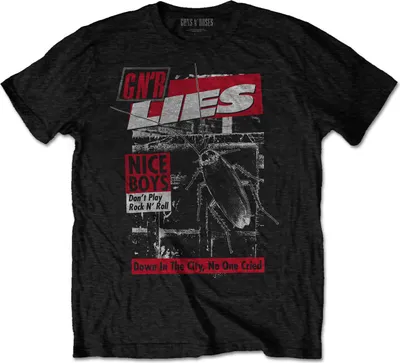 Image de Guns N Roses - T-shirt "Nice Boys" pour homme/femme unie RO513 (XL) (Noir)