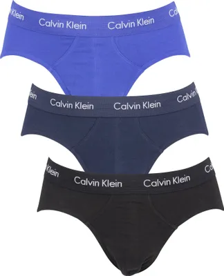 Produktbild von Calvin Klein Herren 3er Pack Hüftslip, Blau S
