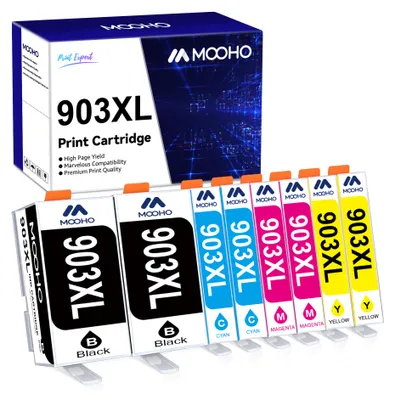Produktbild von 8er-pack 903 XL Multipack ersetzt für HP 903 Druckerpatronen Officejet 6966 6979 6960 6968 6970 6971 6963 6975 6964 6976