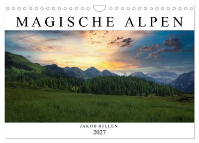 Produktbild von Magische Alpen (Wandkalender 2027 DIN A4 quer), CALVENDO Monatskalender