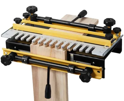 Produktbild von VEVOR Zinkenfräsmaschine, 31 cm Breit, Zinkenfräsgerät mit 4 Fräsern & 3 Schablo