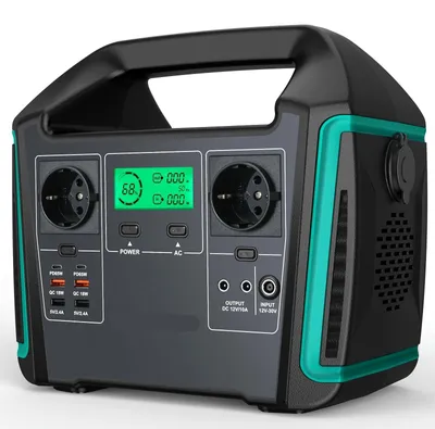 Image de Station d'alimentation portable - Batterie mobile - Stockage d'énergie - 725,6 Wh - Générateur solaire - Alimentation pour camping