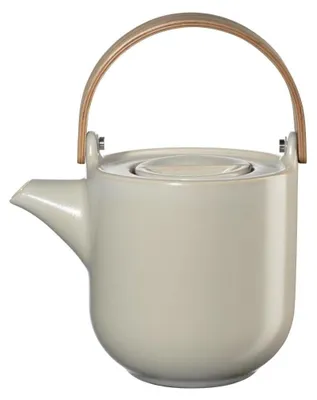 ASA Selection Coppa tofu Teekanne mit hellem Holzgriff 0,6L 1 Stück