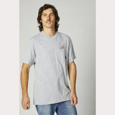 Produktbild von Fox Fast Lane Ss Pocket T-Shirt [Lt Htr Gry]