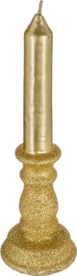 Produktbild von Kerze candle glitter h.20cm gold - Feeric Lights & Christmas