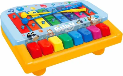 Produktbild von Set Xylophon und Klavier 8 Noten Bluey