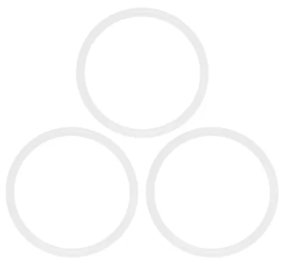 3 Silikon-Dichtringe 7,5 cm für Vakuumbecher und Gläser