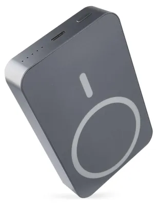 Powerbank EMOS WI 1046, 10 000 mAh, 20 W+Wireless, grau