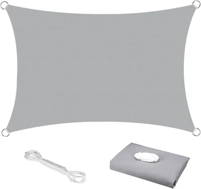 Produktbild von Sonnenschutzplane – 2,5 x 3 m – Wasserdicht – 98% UV-Schutz – 120 g/m² Sonnenschutzplane für den Außenbereich – Garten – Terrasse