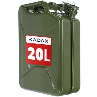 Produktbild von KADAX Benzinkanister "Idre", Kanister aus Stahl, Reservetank, Ohne Trichter, 20L, Grün