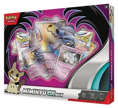 Obrázok produktu pre Sada zbierateľských kariet Pokémon Mimikyu ex, edícia Šarlat a Purpurová, originálne zabalená