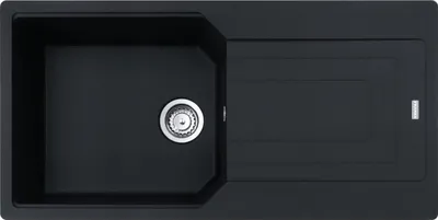 Immagine prodotto di Franke Maris Urban lavello da incasso Fragranit lavello UBG 611-100 Nero Opaco Manopola acciaio inox da 60 cm 114.0682.527