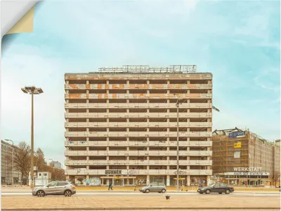 Produktbild von ARTland Wandbild, selbstklebend Allesandersplatz Größe: 120x90 cm