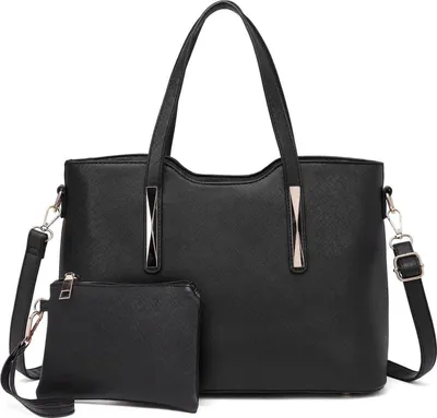Produktbild von Miss Lulu Damen Handtasche Schultertaschen Set Kunstleder