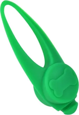 Obrázek produktu pro Peti-to-Go silikonový LED přívěšek na obojek Green
