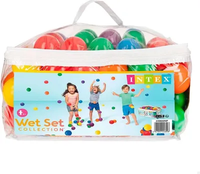 Immagine prodotto di Palline Colorate Ø Cm.6,5 Pz.100  +2 Anni - ø cm.6,5 - peso kg.1,06 (49602)