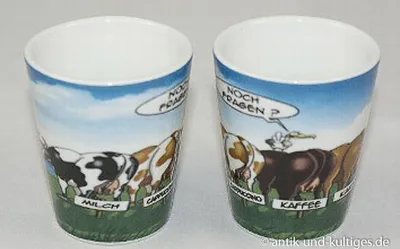 Produktbild von Witziger Hösti Eierbecher 5 Kühe Eierhalter Maritime Deko 2-er Set