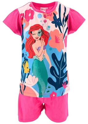 Produktbild von Schlafanzug kurz Disney Princess Arielle Pink 98 cm