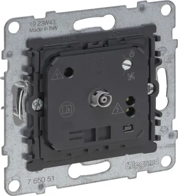 Produktbild von Legrand SEANO Einsatz 765051 elektronisches Raumthermostat 1