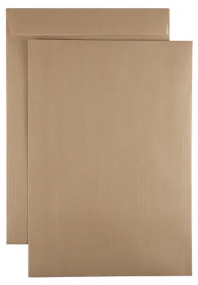 Produktbild von Kaenguruh E4 Versandtasche, mit Haftklebung Abdeckstreifen, Ormypack braun/braun 130g