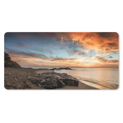 Produktbild von MuchoWow® Mauspad Mousepad Meer - Himmel - Strand 60x30 cm - Mousepads - Maus Mat - Pad - Mausunterlage - Nachhaltig