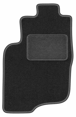 Immagine prodotto di Tappetino guidatore in moquette per Mitsubishi Space Star 1999-2005 (monovolume) – 1 pezzo, grigio grafite, su misura – Wielganizator LUX