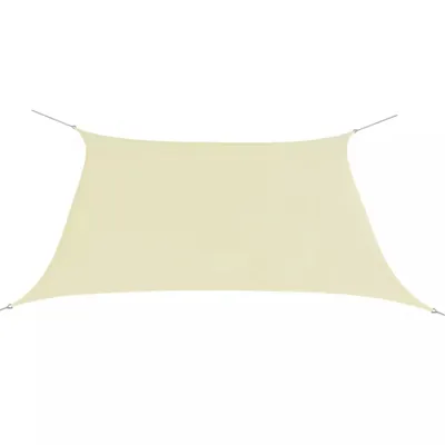 Zdjęcie produktu dla vidaXL Markiza z tkaniny Oxford Square 3,6x3,6 m Kremowa