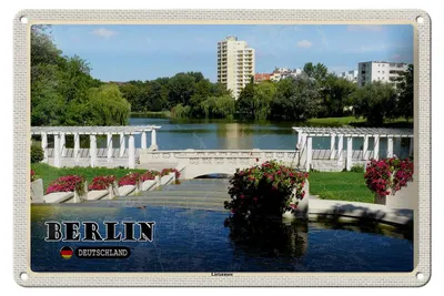 Produktbild von Blechschild Städte Berlin Deutschland Lietzensee 30x20cm