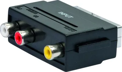 Produktbild von Schwaiger SCA7300 531, SCART (21-pin), 3 x RCA, Männlich, Weiblich, Schwarz