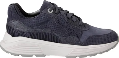 Produktbild von Xsensible Golden Gate Lady Schnürschuh Stretch-Leder, Blau, bequem - Damenschuhe Bequeme Schnürschuhe, Blau, leder (stretchleder)