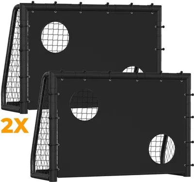 Image de But de football 180 x 120 x 60 cm, idéal pour l'entraînement des enfants en extérieur