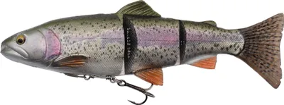 Produktbild von Savage Gear 4D Line Thru Trout - Gummiforelle Gummifisch, Farbe:Rainbow, Länge / Gewicht /Schwimmverhalten:25cm / 193g / moderat sinkend