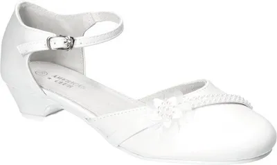 Produktbild von AMERICAN CLUB, KOM63, Kommunionschuhe, Formale Schuhe, Elegante Schuhe für Mädchen, Ledereinsatz, Niedlicher Kommunion-Festschuh, Weiß 36