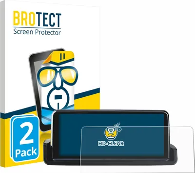 Produktbild von 2x Für Junsun Carplay 10.25" Schutzfolie BROTECT Displayschutz Display Schutz Folie Klar Transparent