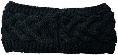 Produktbild von Clayre & Eef Stirnband Frauen 10x22 cm Schwarz Synthetisch