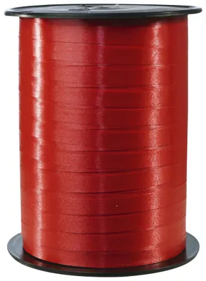 Image de Clairefontaine601706C  Clairefontaine Geschenkband auf Spule, glänzend, rot