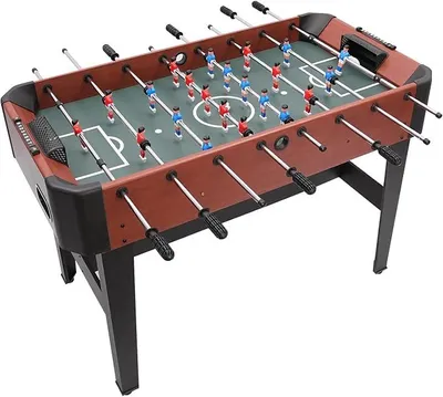 Imagen del producto de Mesa de futbolín plegable, juego de futbolín de 120 cm, mesa de futbolín