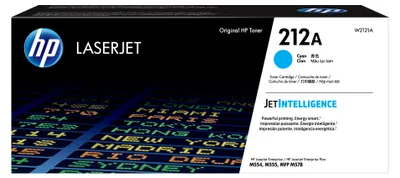 Produktbild von HP 212A (W2121A) Cyan Original Toner Color LaserJet Enterprise M554, M555, M578