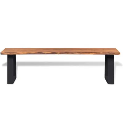 Produktbild von vidaXL Sitzbank Akazienholz Massiv 145 cm