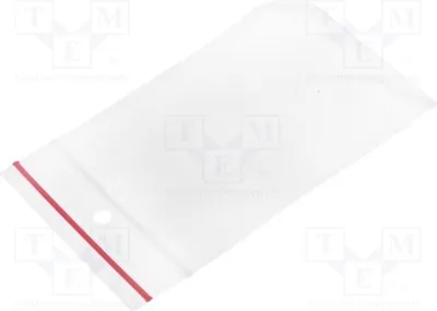 Immagine prodotto di 5 sacchetti sigillati ZIP-D, larghezza (B): 60 mm, materiale: polietilene, per imballaggio, lunghezza (L): 80 mm, spessore: 45 μm