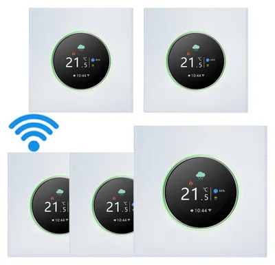 Obrázek produktu pro 5X WiFi Smart termostat Regulátor teploty Týdenní programovatelné ovládání tlačítkem/Mobilní APP/Hlasové ovládání pro 5A vodní nebo plynový kotel