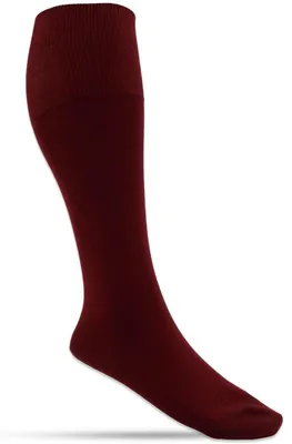Produktbild von Langer & Messmer Herren Kniestrümpfe aus Wolle Farbe Bordeaux 45-46