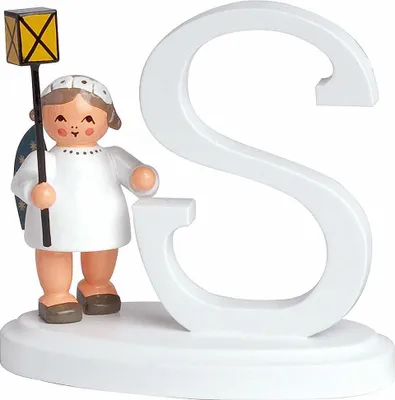 Produktbild von Engelbuchstabe "S" (7cm) von KWO