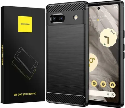 Obrázok produktu pre Puzdro na telefón SPACECASE Carbon pre Google Pixel 7A čierne