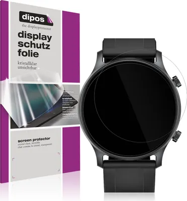 Produktbild von 6x Schutzfolie für Haylou RS3 klar Displayschutzfolie Folie Display Schutz dipos