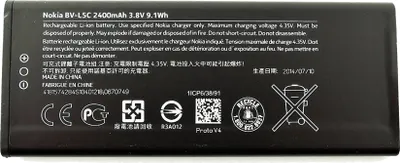 Obrázok produktu pre Batéria Nokia BV-L5C pre Microsoft Lumia 640 2400 MaH Bulk