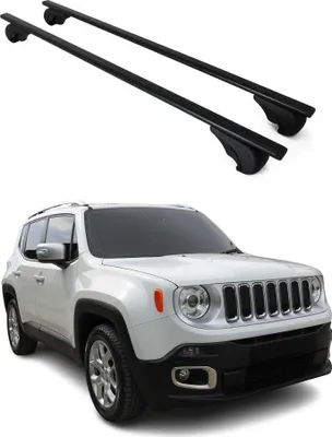 Obrázek produktu pro Příčné střešní nosiče pro Jeep Renegade 2014–2024, černé