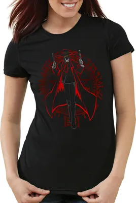 Produktbild von style3 Alucard Vampir Damen T-Shirt hellsing anime manga japan, Größe:XS